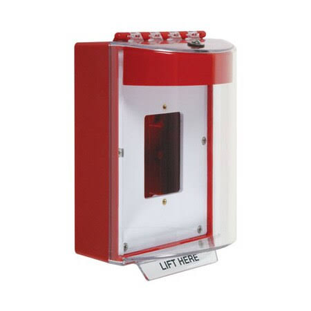 STI-13520NR STI Universal Stopper with Horn, Enclosed Back Box, Open Mounting Plate, No LIA7RK_MNBB