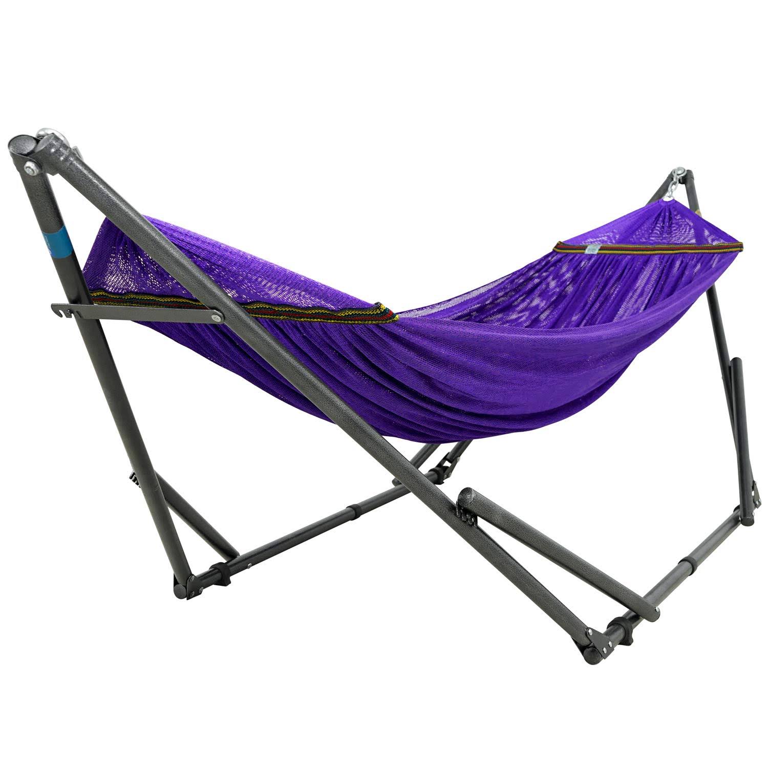 Tranquillo DHSR Adjustable Foldable Polyester Net and Carry Bag Hammock Stands, UUSG1Q_3EUO