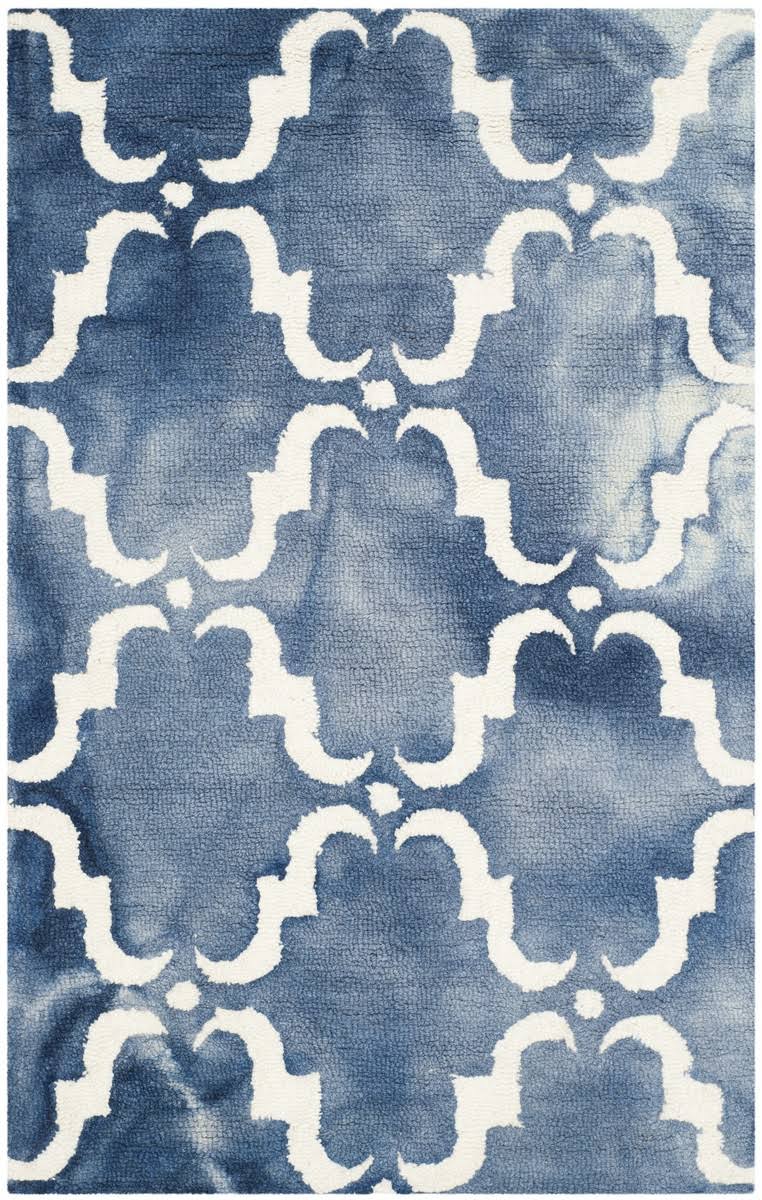 Safavieh Dip Dye DDY536N Navy / Ivory Rug 2'6\