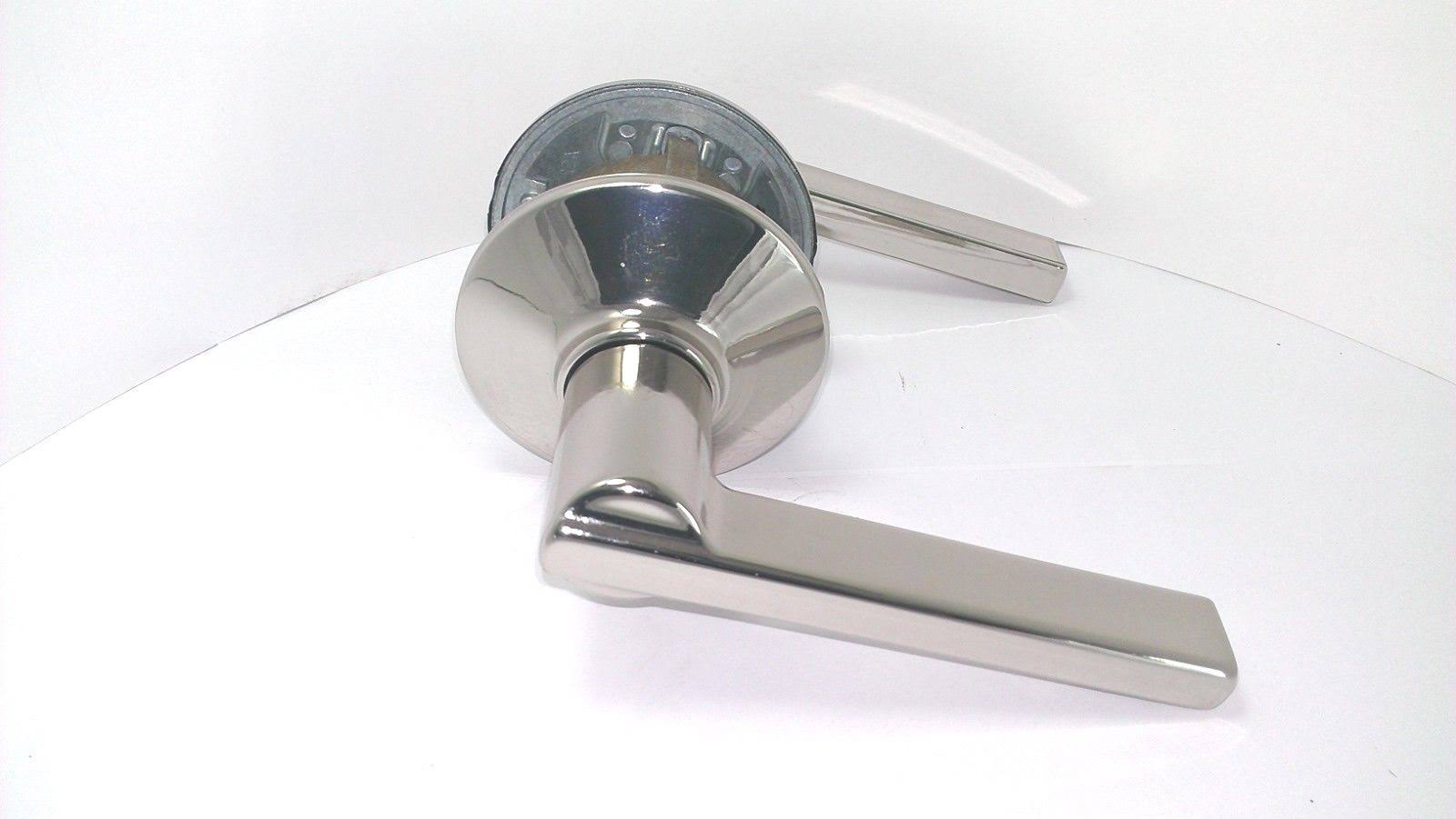 Schlage F10LAT618 Latitude Passage Leverset Polished IW701O_ZN6O