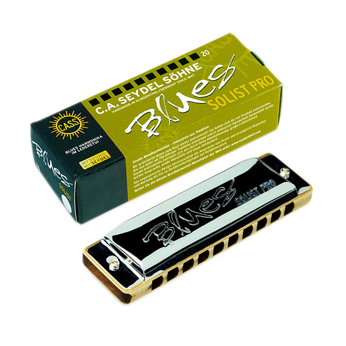 SEYDEL Blues Solist Pro Harmonica High YQOIJW_GRK4
