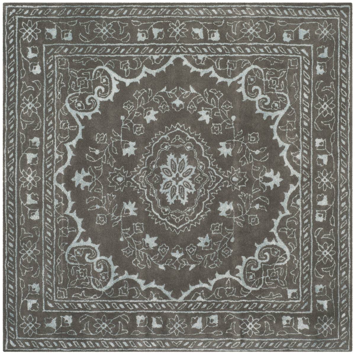 Safavieh Glamour GLM533D Dark Grey Rug 6' x 6' PK8YXR_JVN6