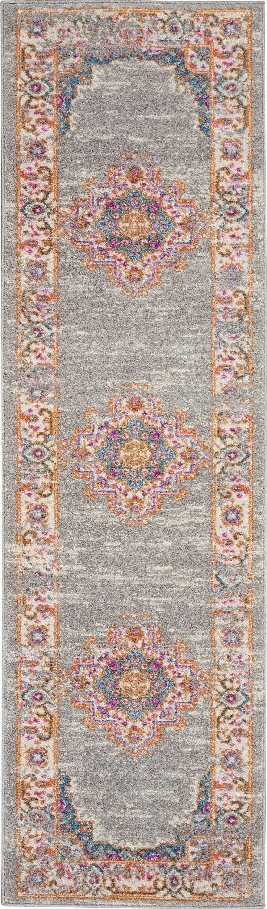 Nourison Passion PSN03 Area Rug | Grey | 2'UCQTHA_ZKL7