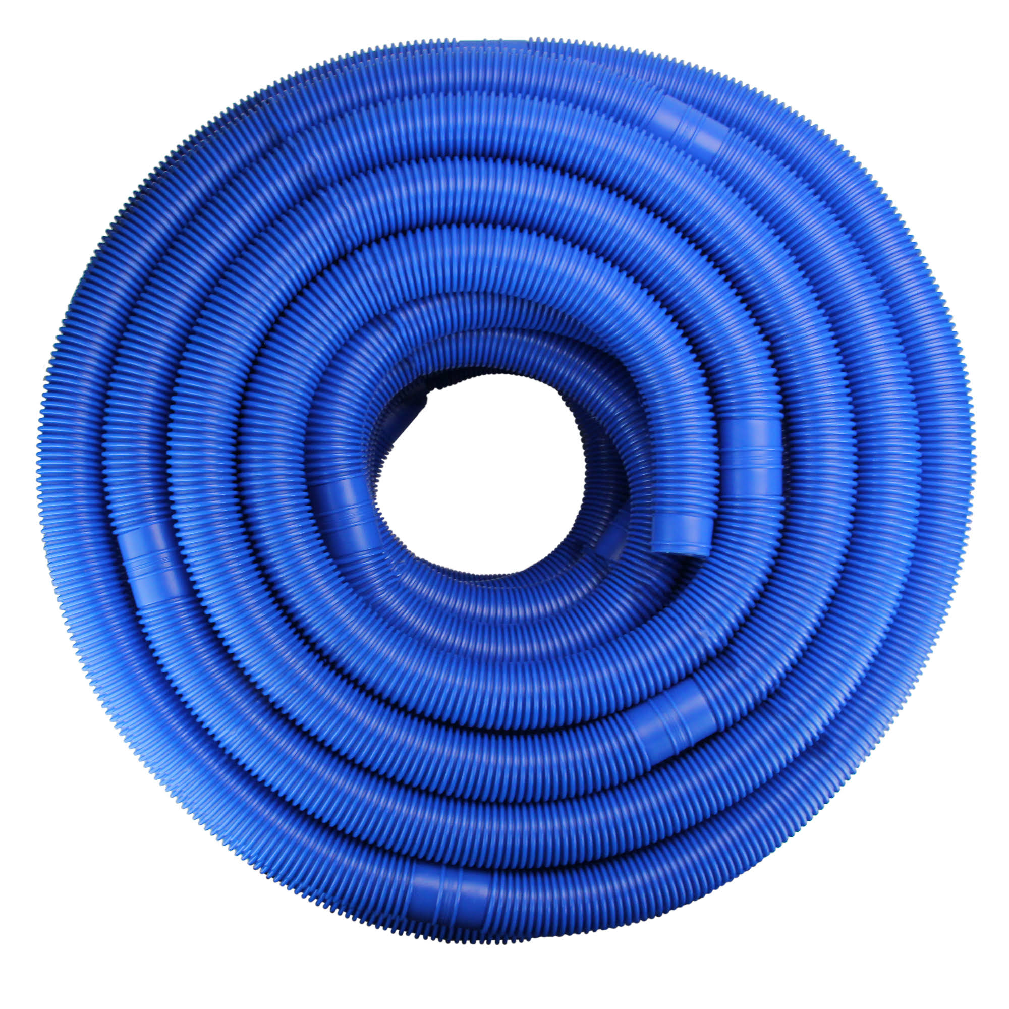 Blue Blow-Molded PE In-Ground Swimming Pool Cuttable Vacuum Hose - 147.5' x 1.POKFV3_JVVZ
