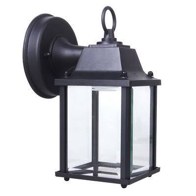 Nevels 1 - Bulb 8.75'' H LED Outdoor Wall Lantern Canora Grey Fixture Finish DITDBF_GPEW