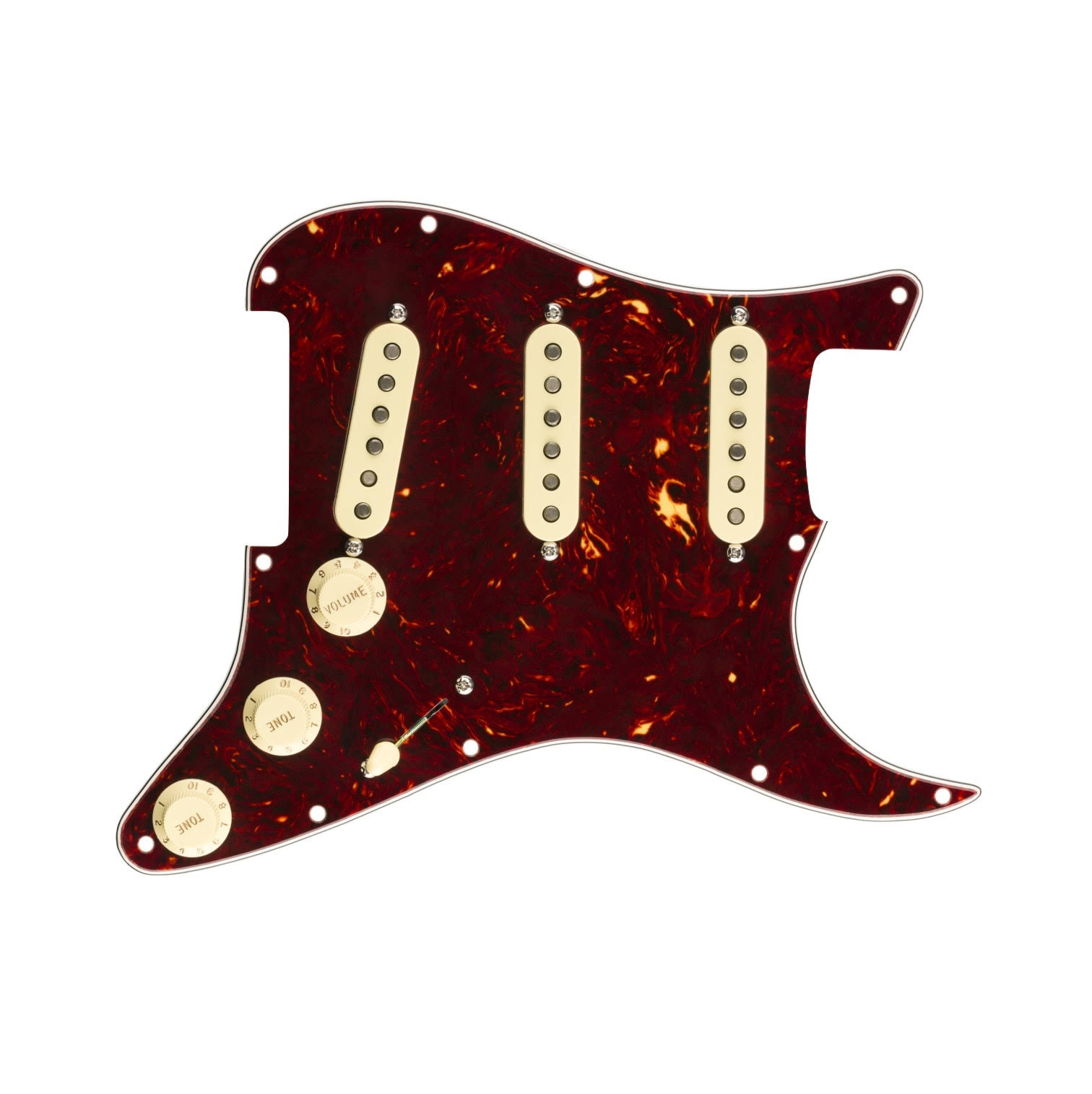 Fender Original '57 / '62 SSS Pre-Wired Stratocaster Pickguard - Tortoise 6Z6TAC_GHKW
