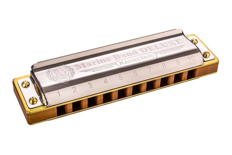 Hohner M2005BX-GSHRP Marine Band Deluxe Harmonica - Key of G#/Z9LTIV_YOC2