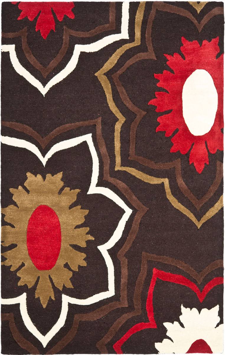 Safavieh Soho Floral Rug, Brown, 5x8 9LPJ7O_JJSQ