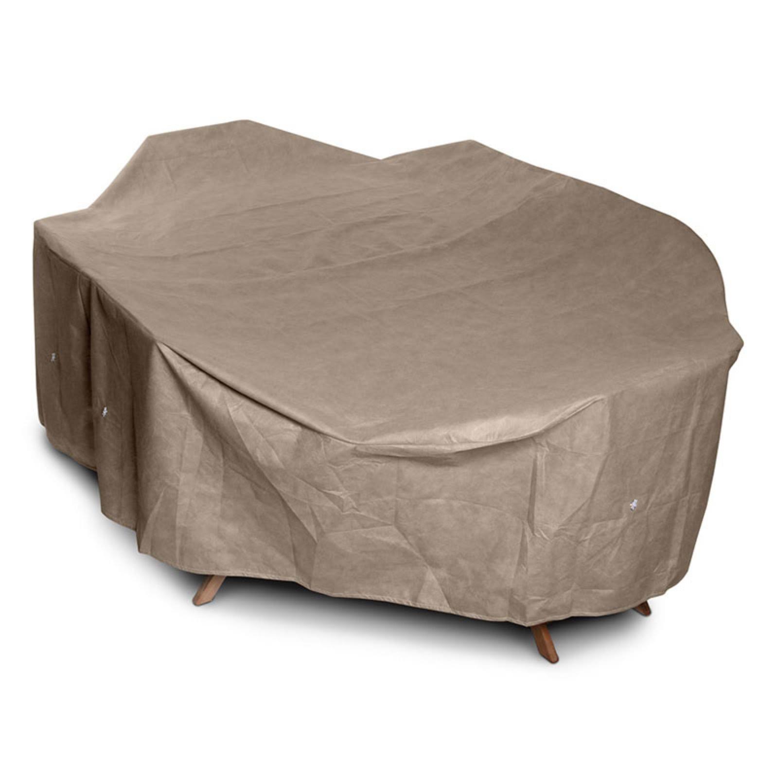 X-Large High Back Dining Set Cover KoverRoos III Taupe J1LHJQ_BRGG