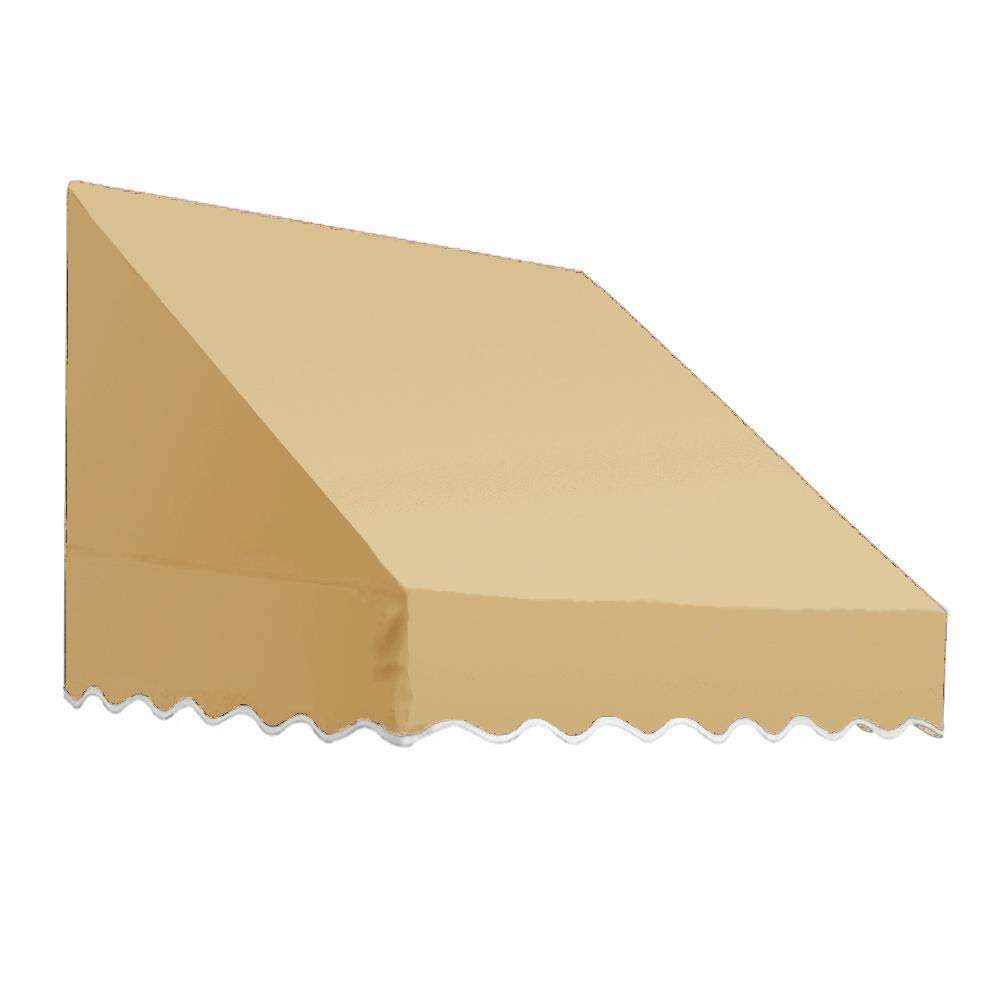 Awntech 8.38 ft. Wide San Francisco Window/Entry Awning (24 in. H x 42 in. D) Linen/QR5W3P_6FLA