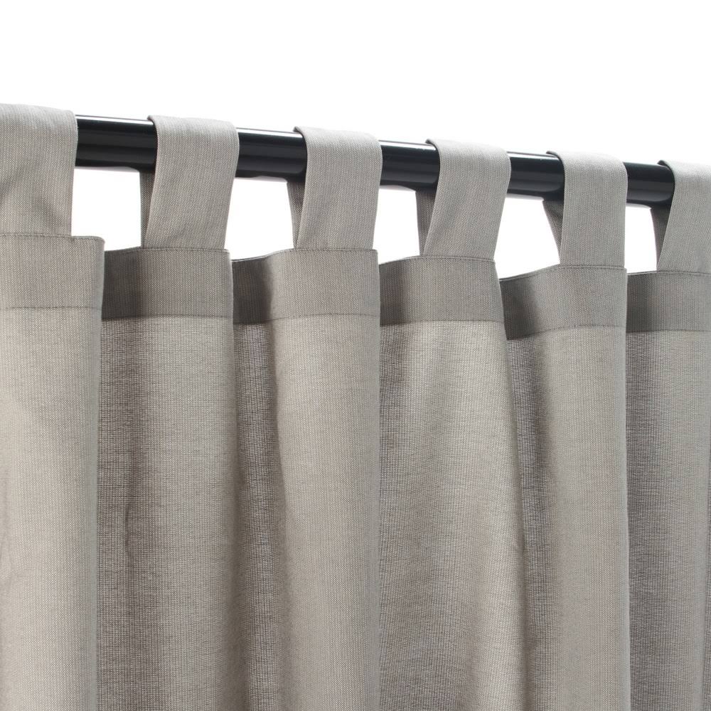 Sunbrella Spectrum Dove Outdoor Curtain with Tabs 50 in. x 108 in. Z7ALDO_X0Q3