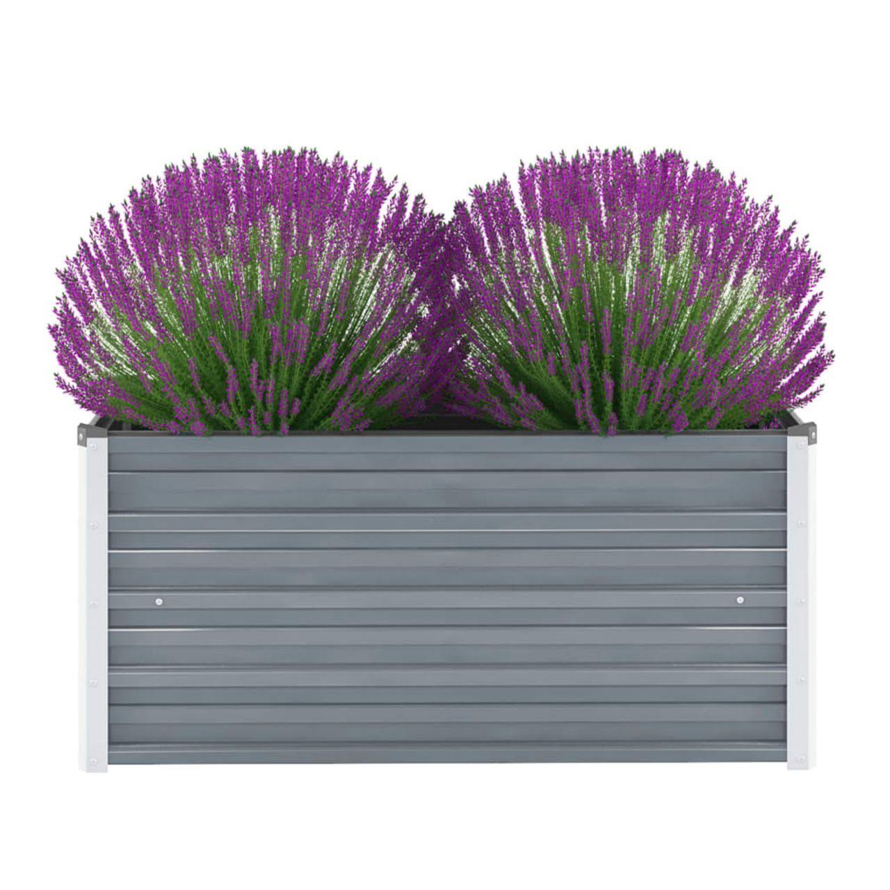 vidaXL Garden Raised Bed Galvanized Steel 39.OZOL1A_0REF
