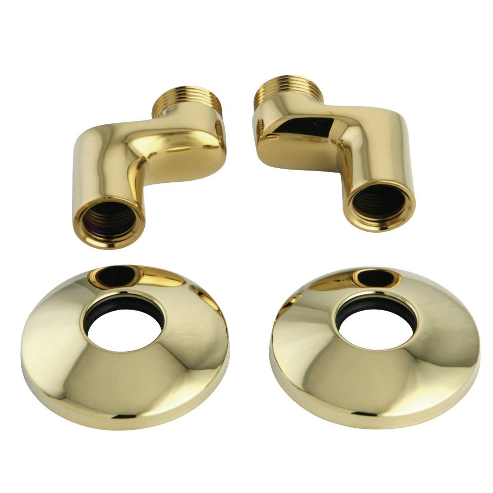 Kingston Brass KSEL213PB Swivel Elbow for Wall Mount Kitchen Faucet KS213PB, KS214PB KS265PB, Polished AHWKK0_DFWU