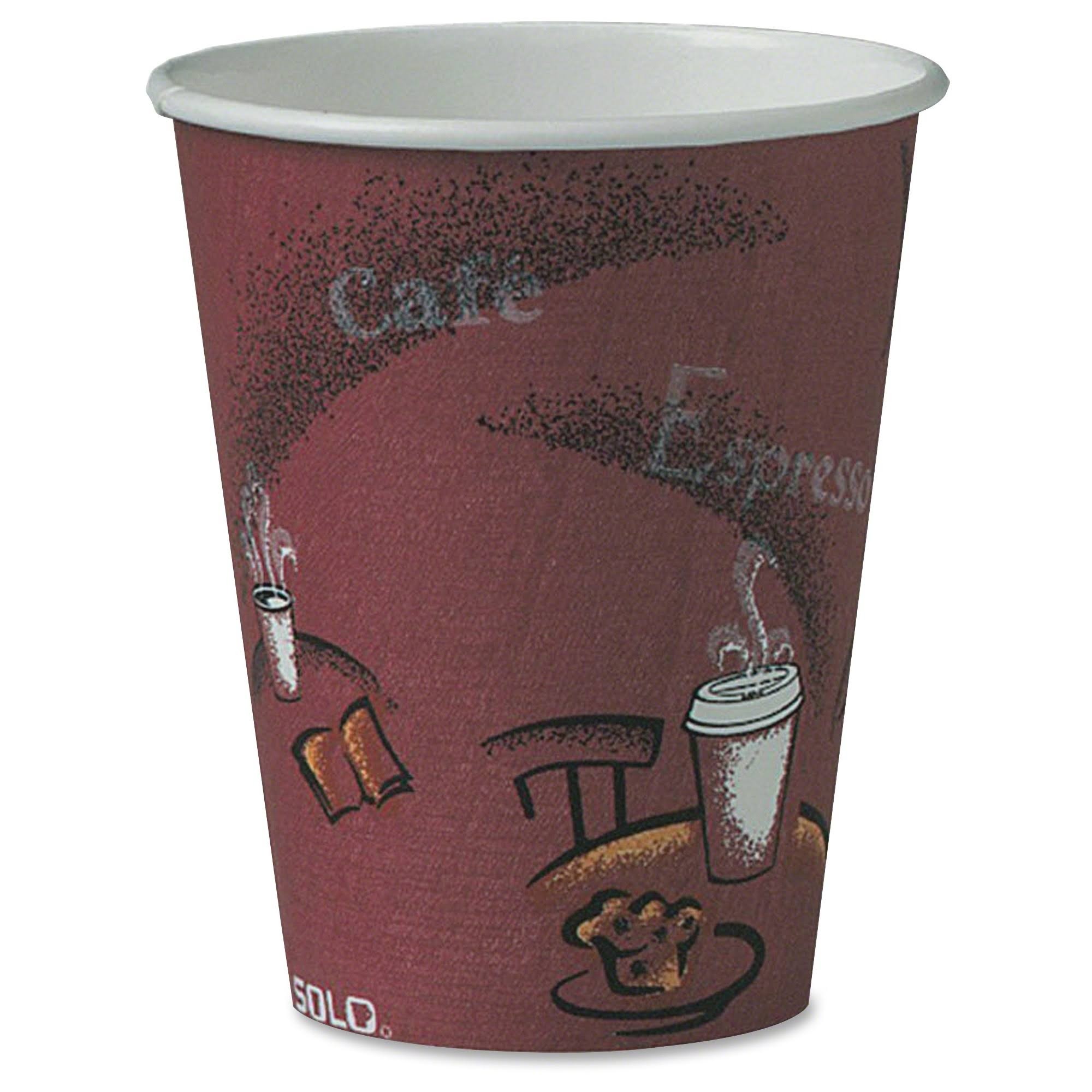 Jazz Paper Hot Cups 8oz Polycoated 50/Bag 20 Bags/Carton, Size: 1SP6NQ_1ZEA