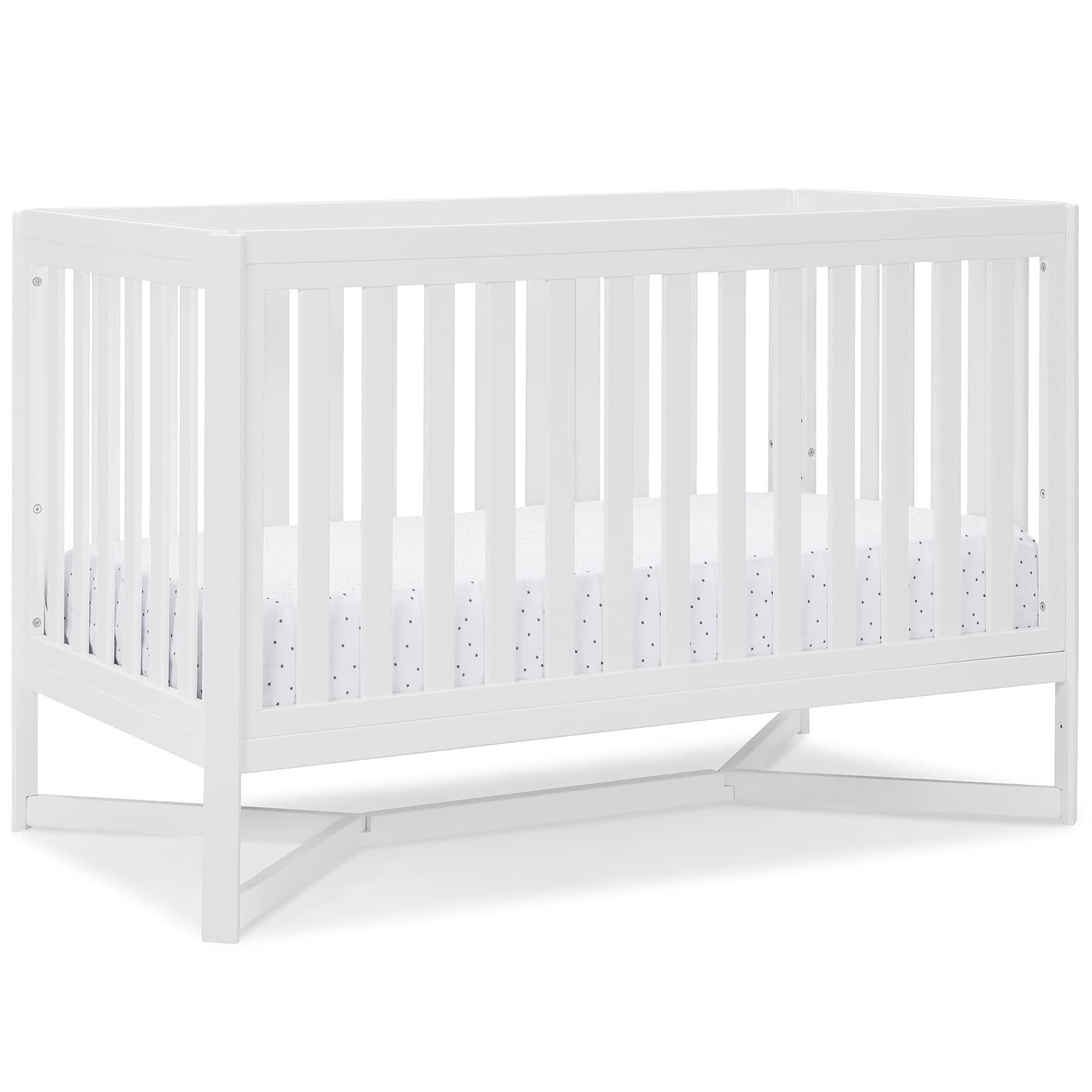 Delta Children Tribeca 4-in-1 Convertible Crib, Bianca QJRWZ9_ZWGZ Delta Children Tribeca 4-in-1 Convertible Crib, Bianca QJRWZ9_ZWGZ