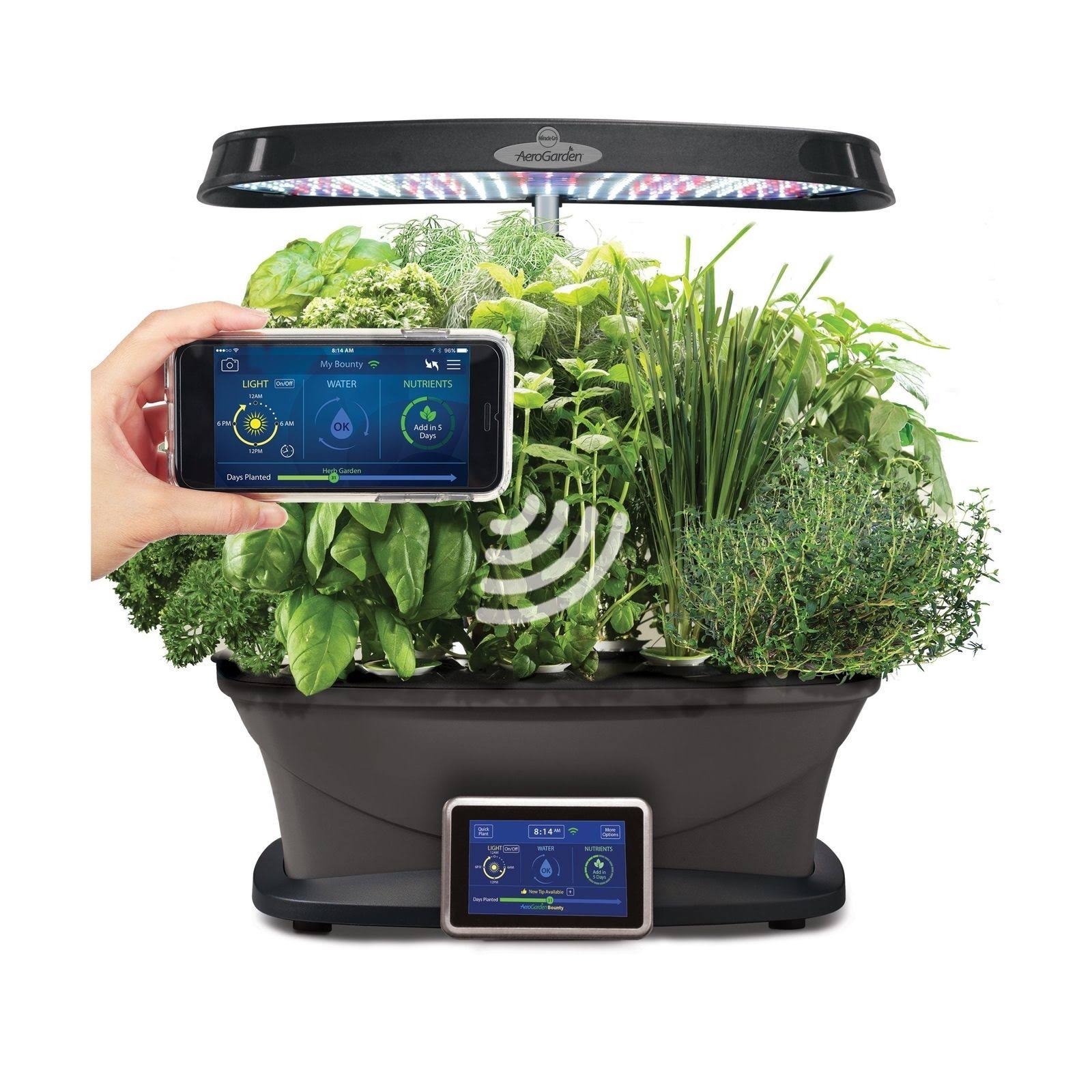 AeroGarden Bounty Wi-Fi with Gourmet Herb Seed Pod QZIDYN_UFQZ
