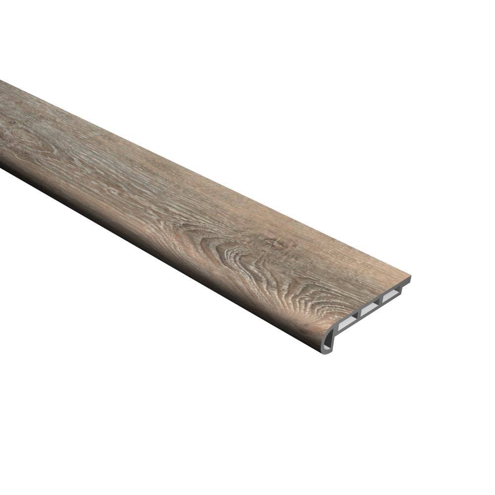 Cali Vinyl Pro with Mute Step 2.06-in x 72-in Dockwood Oak Prefinished Stair Nosing in Brown | R3H9ZA_QQHH