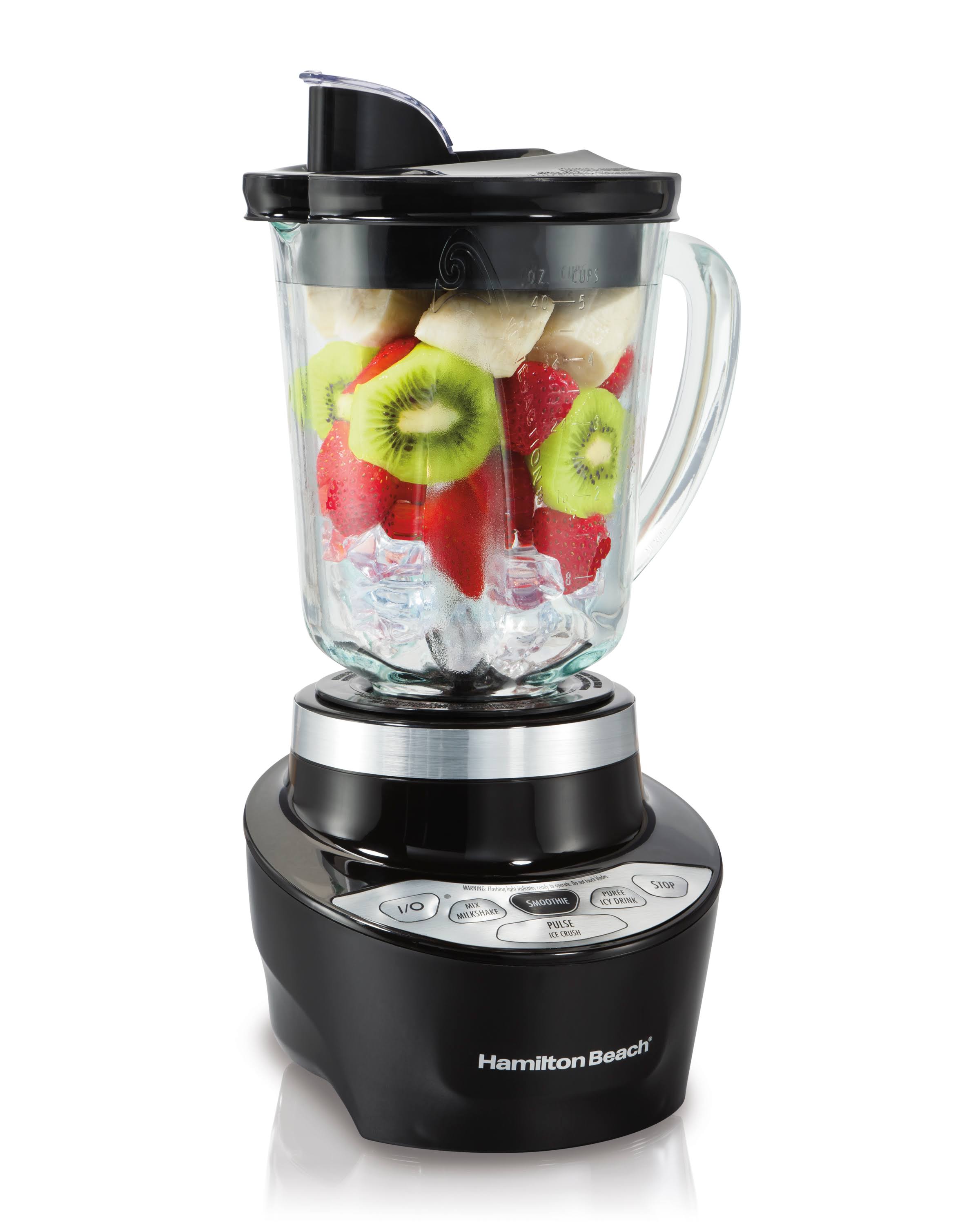 Hamilton Beach Perfect One-touch Smoothie Smart Blender with Glass Jar - UZEI4U_9NFJ