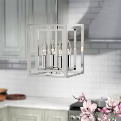 Heil 4 - Light Lantern Square / Rectangle Pendant DLHFDG_WW4S