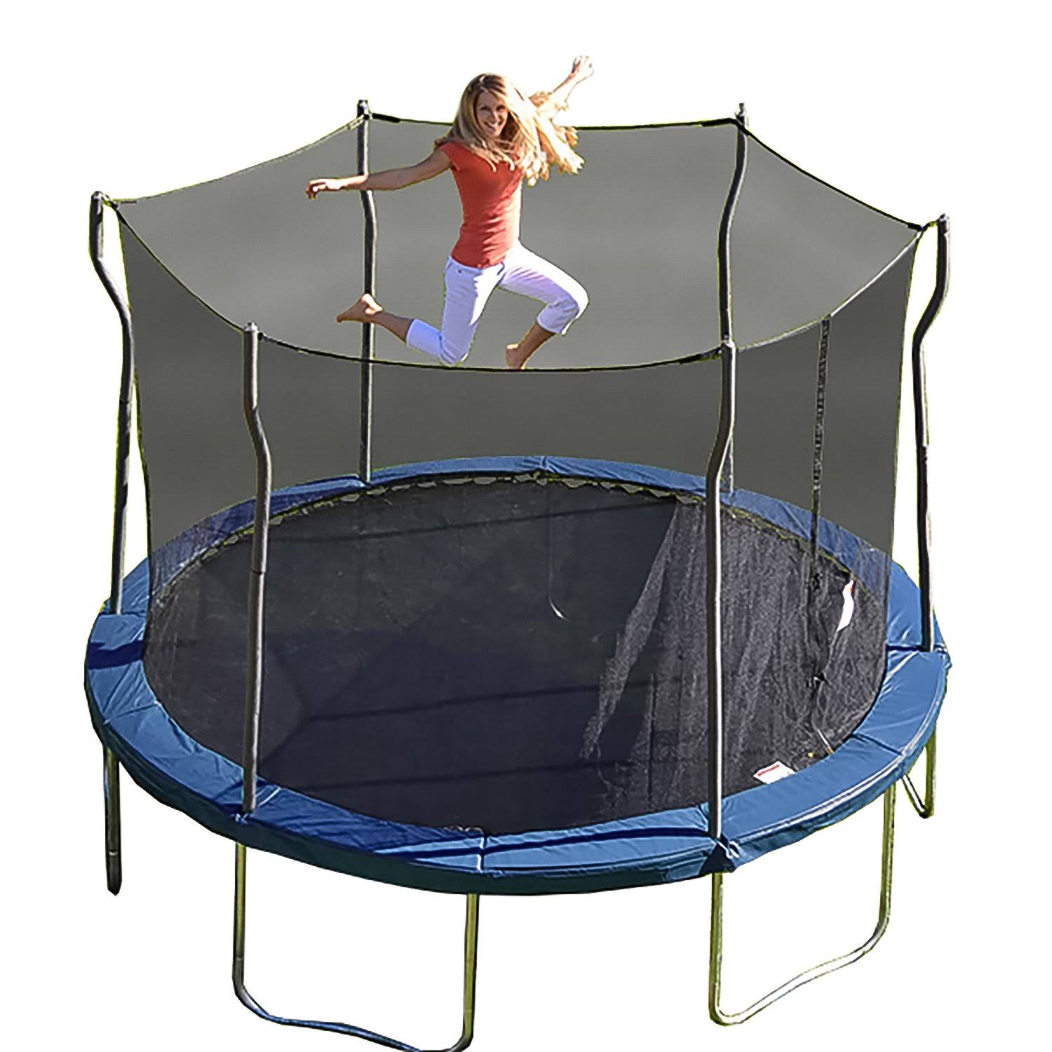 Kinetic Trampolines K12-6BE Trampoline with Enclosure, Blue, 12-YTMNNL_STUQ