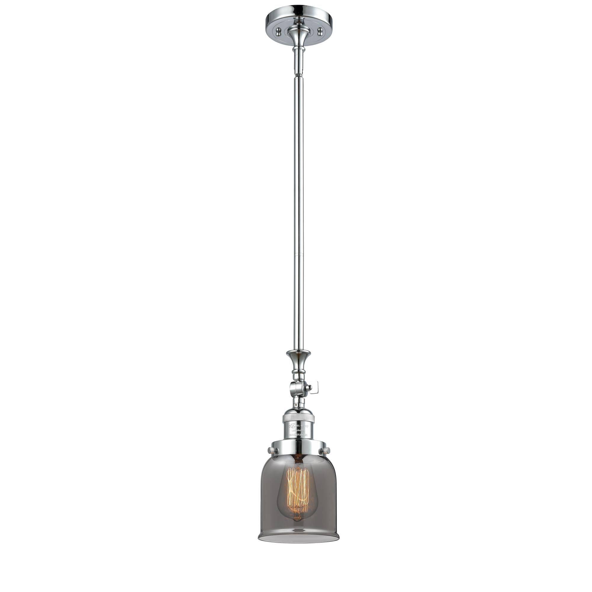 Innovations Lighting-Small Bell 1 Light Mini Pendant-206-PC-P1UE0Q_HTTS