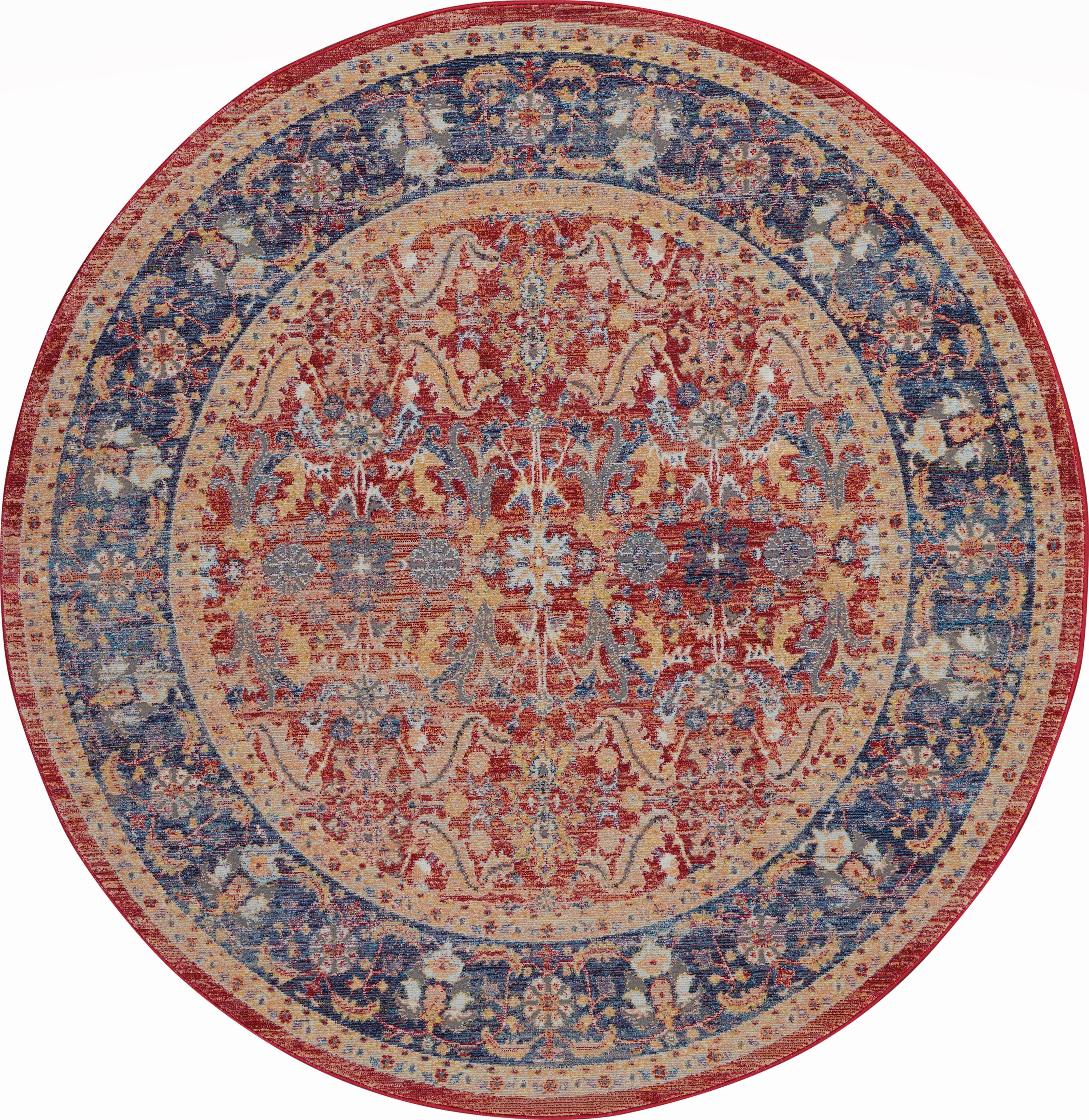 Nourison Ankara Global ANR02 Area Rug, 6' x 6' Round / VKMG3W_0UUO