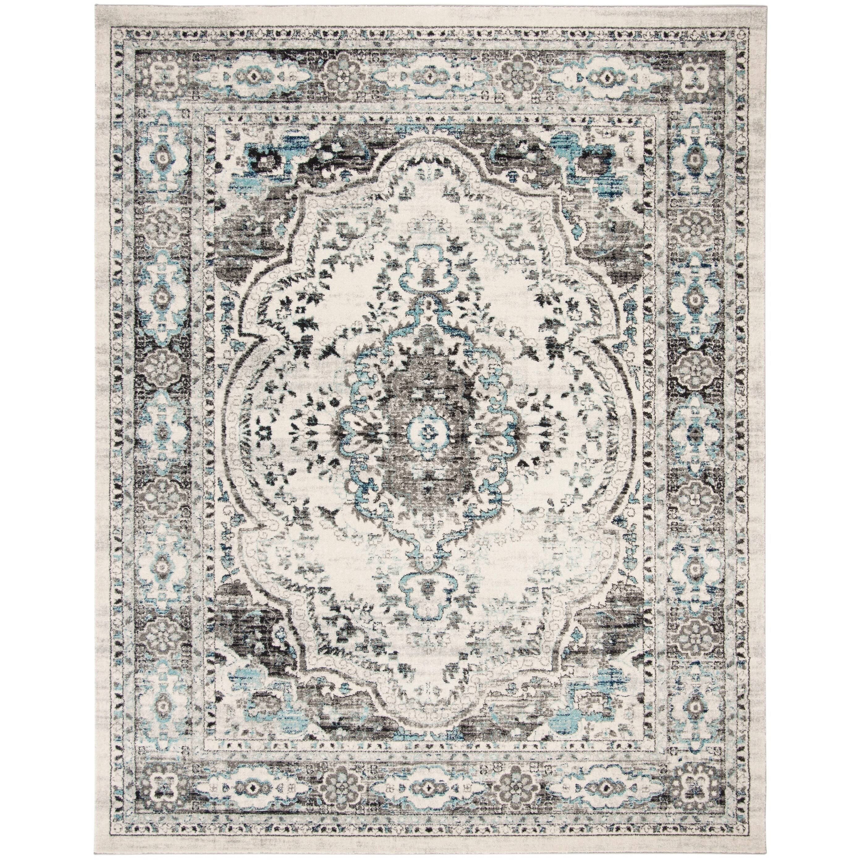 Safavieh Madison 900 MAD926F Light Grey/Blue 8' x 10' Area 1ZMXQX_IZZ8