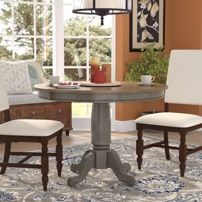 Alcott Hill Coldspring Round Dining Table, JEOBDC_NPCD