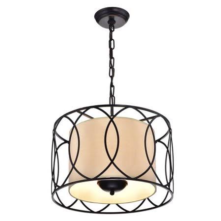 Hensel 3 - Light Shaded Drum Pendant Lark H48OSU_G6O8