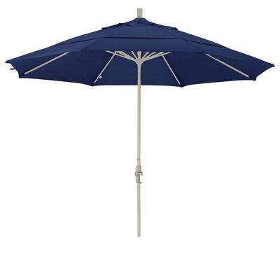 Pyatt Market Umbrella Sol 72 Outdoor Frame Color: Bronze, Fabric Color: Sunbrella A Cocoa, Size: 9' AWFB6A_2P2M