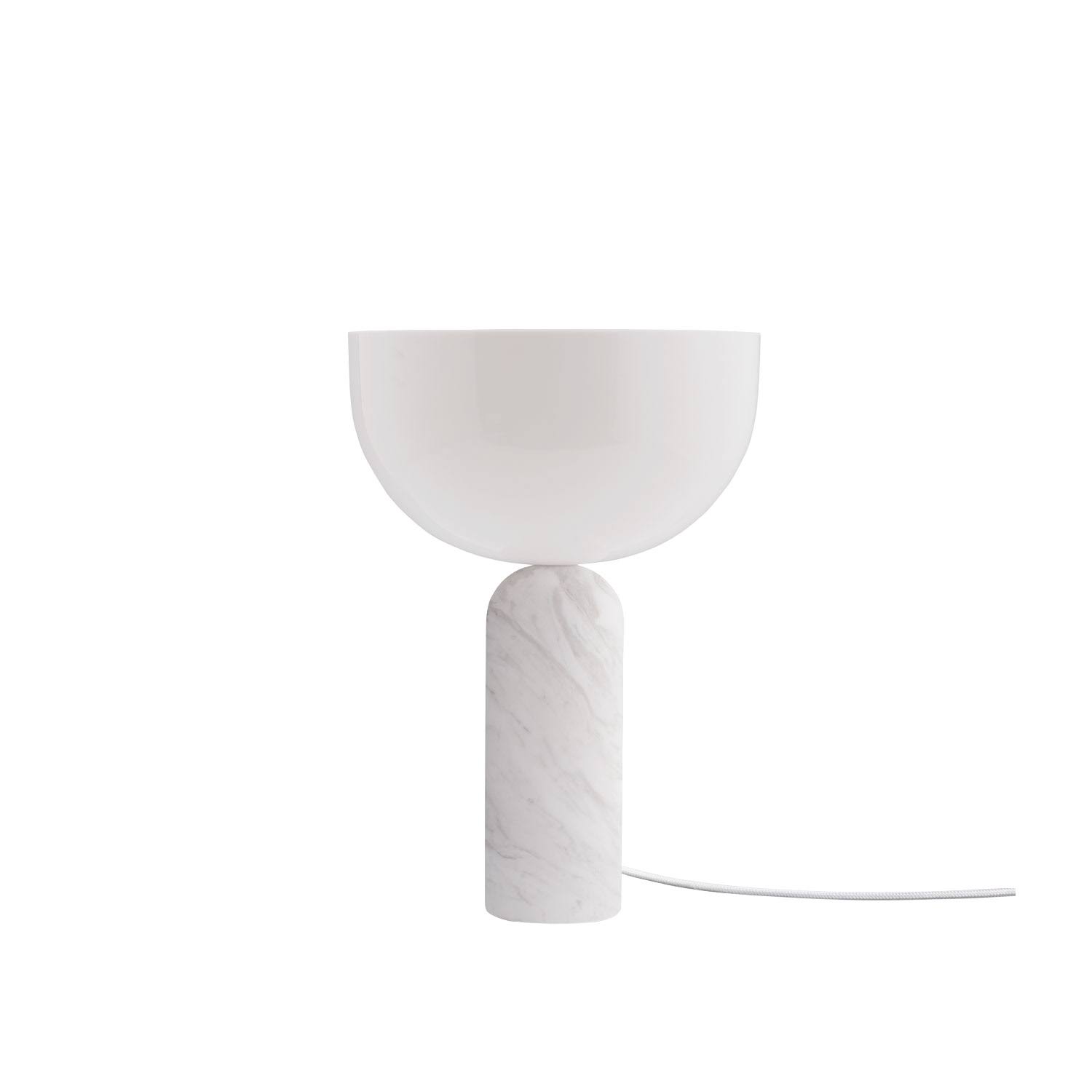New Works Kizu Table Lamp, Small, White KRVIXJ_QTYS