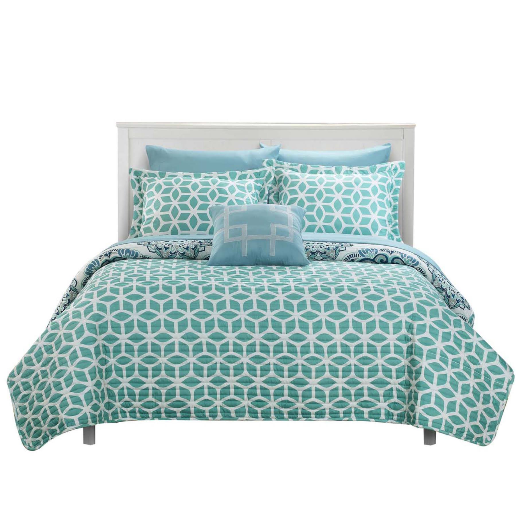 Madrid Mirador Medallion Reversible Quilt Set King, Queen Twin 7F4EOL_L5EE