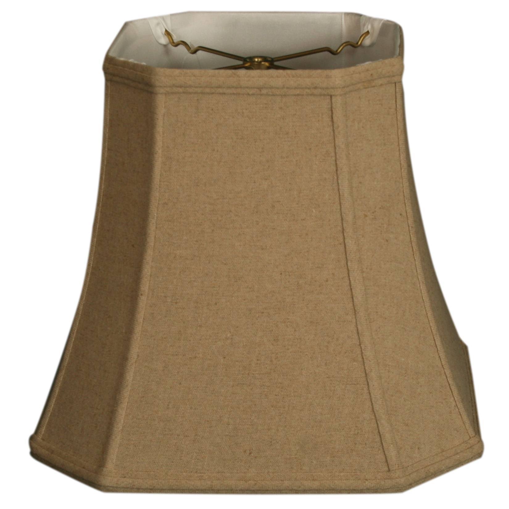 Royal Designs Square Cut Corner Basic Lamp Shade, Linen Cream, 9 x 14 x 12.5 - W5CRCD_MIBQ