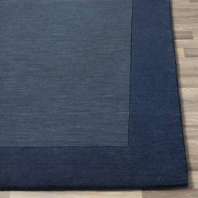 Bradley Handmade Flatweave Wool Navy/Dark Blue Rug Winston Porter Rug Size: Runner 2'6  BGIKQM_LAVR