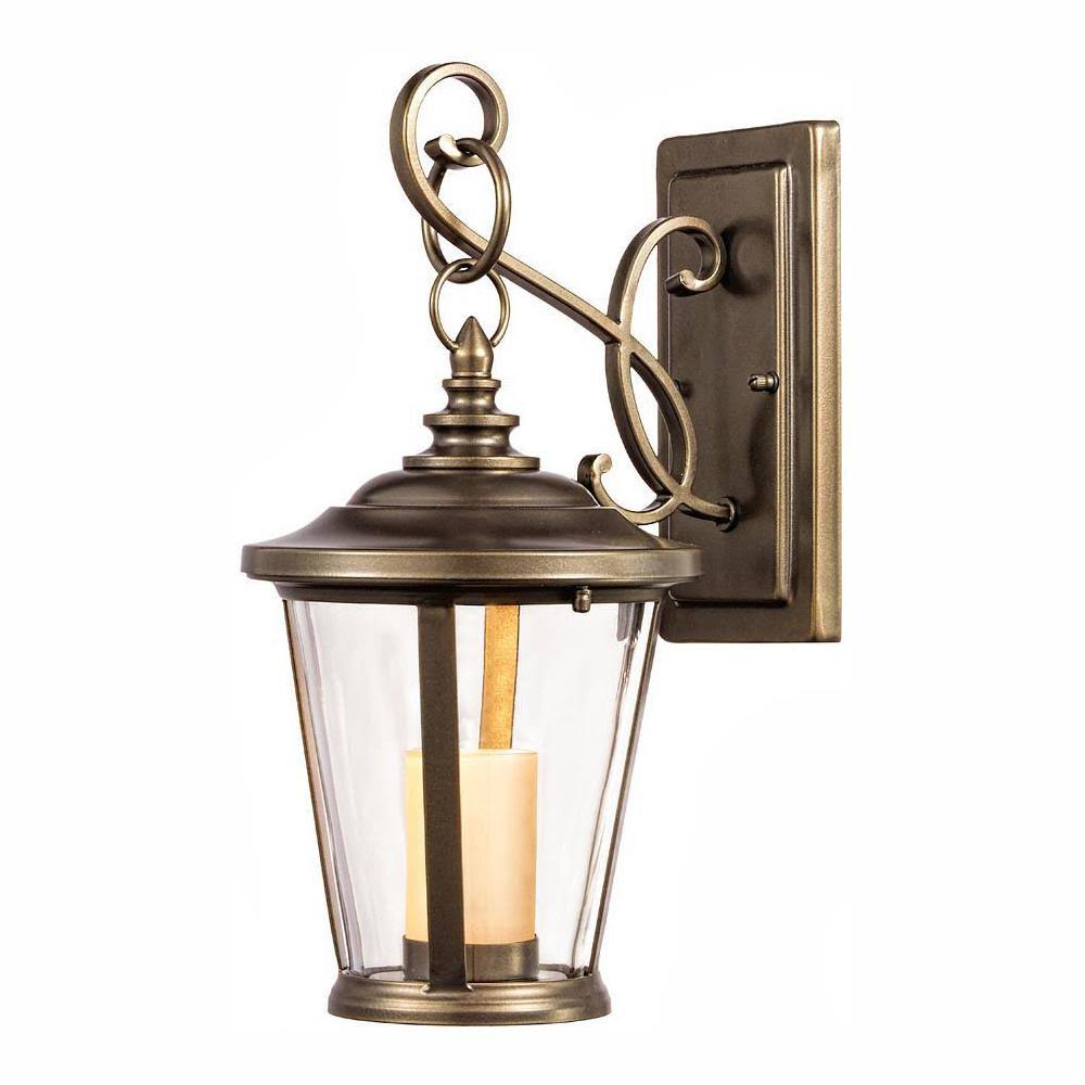 Home Decorators Bellingham Oil-Rubbed Bronze LED Small Outdoor Wall 2QOFMH_6UT3
