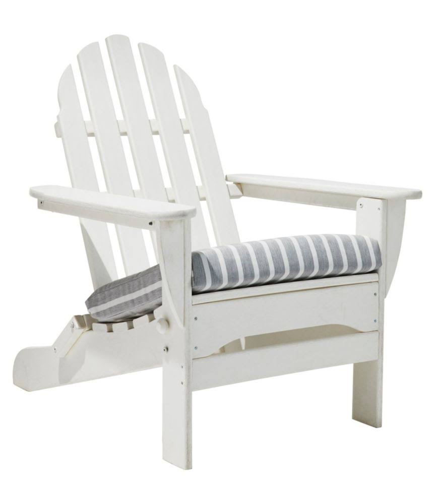 Casco Bay Adirondack Chair Seat CUSHION, Stripe Gray | L.L.RMLOSC_JSKW