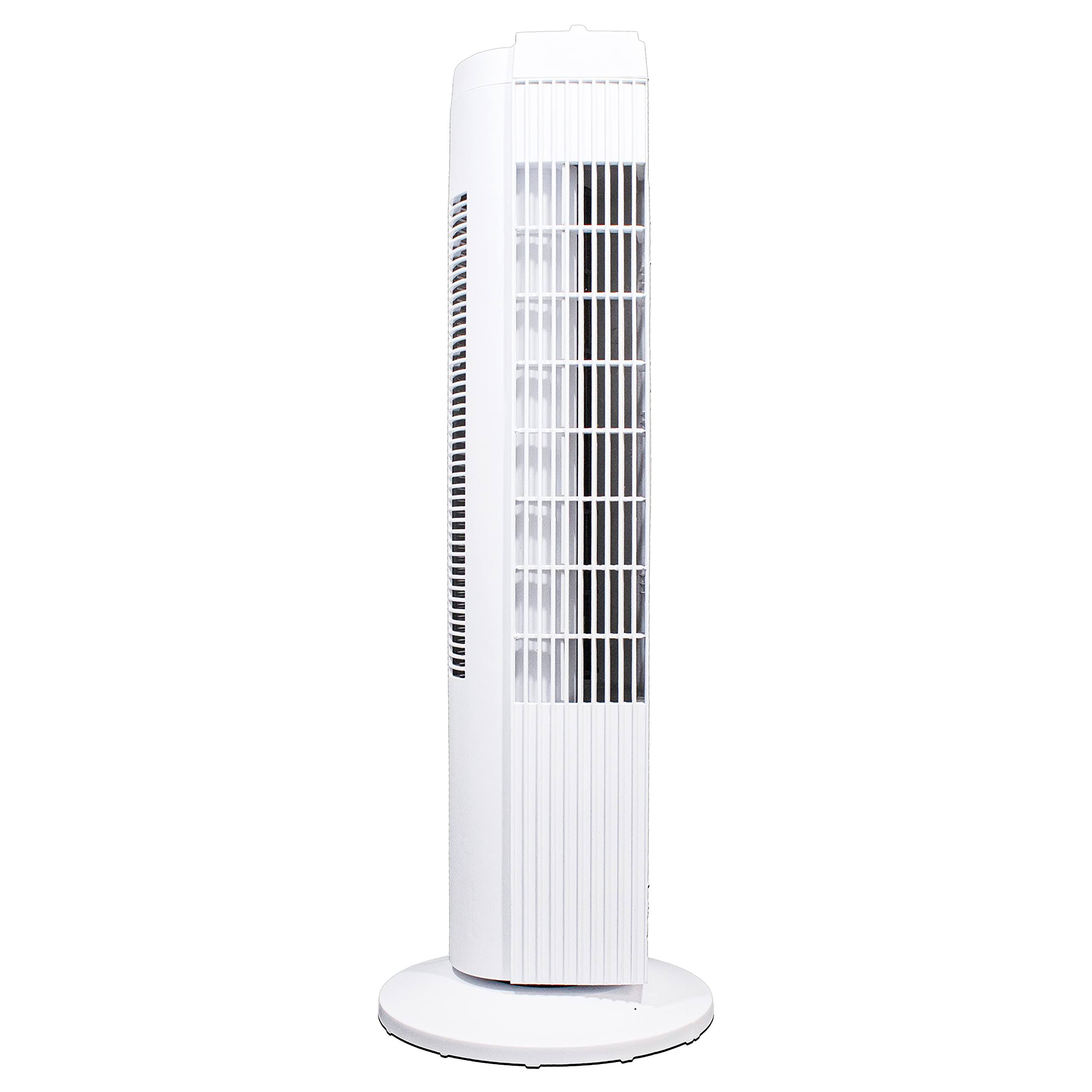Mainstays 28 inch 3-Speed Oscillating Tower Fan, Fz10-19mw, PNP7D5_HVS8