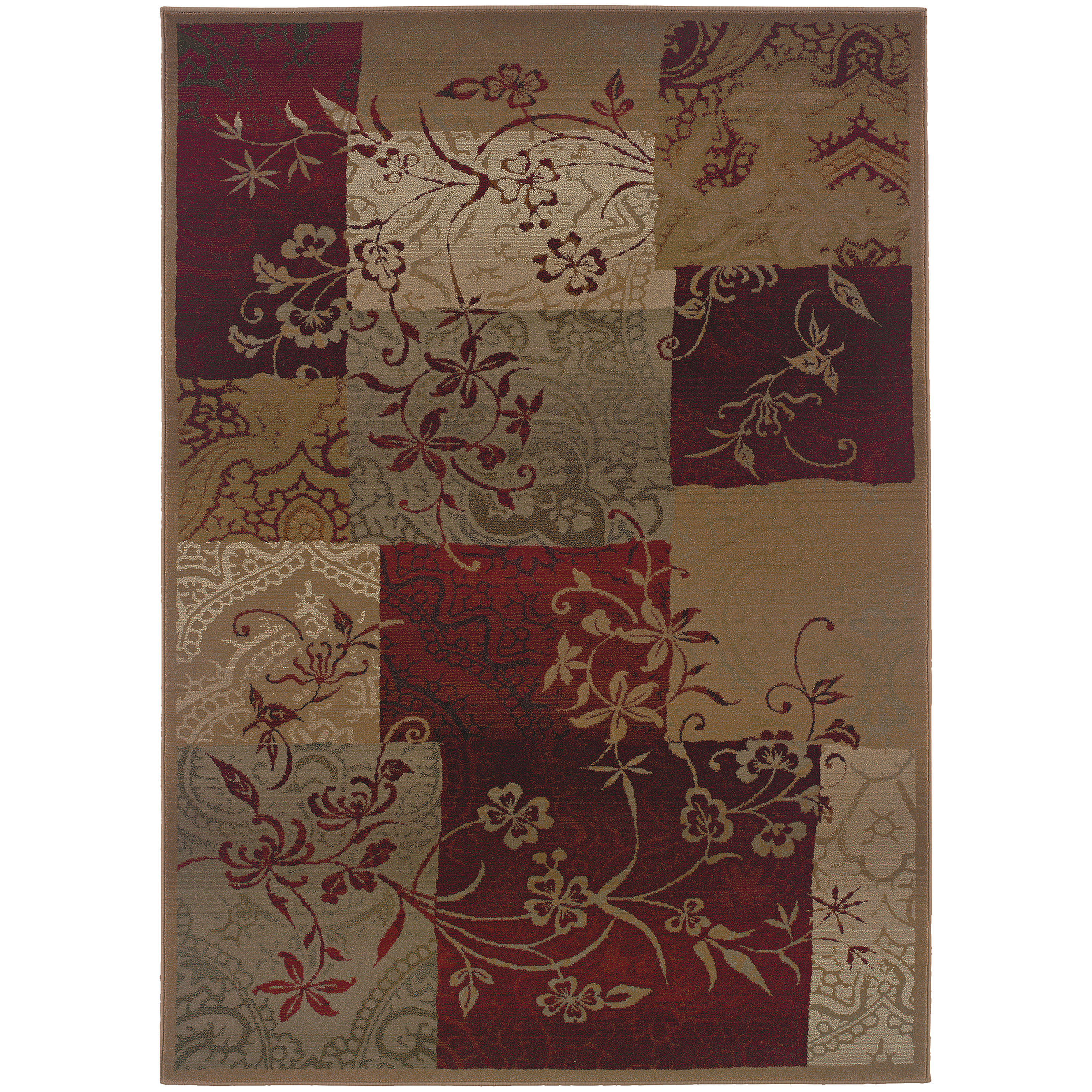 Oriental Weavers Genesis 080X1 Red Area Rug 7'EKFNSC_8E22