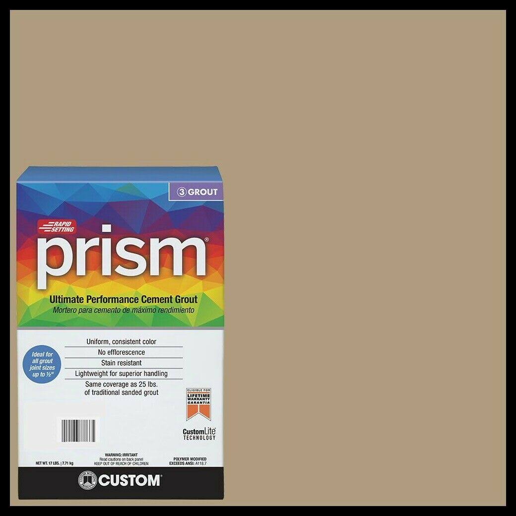 Custom Building Products Prism #186 Khaki 17 lb. Grout, DU6XQ2_TZFC Custom Building Products Prism #186 Khaki 17 lb. Grout, DU6XQ2_TZFC