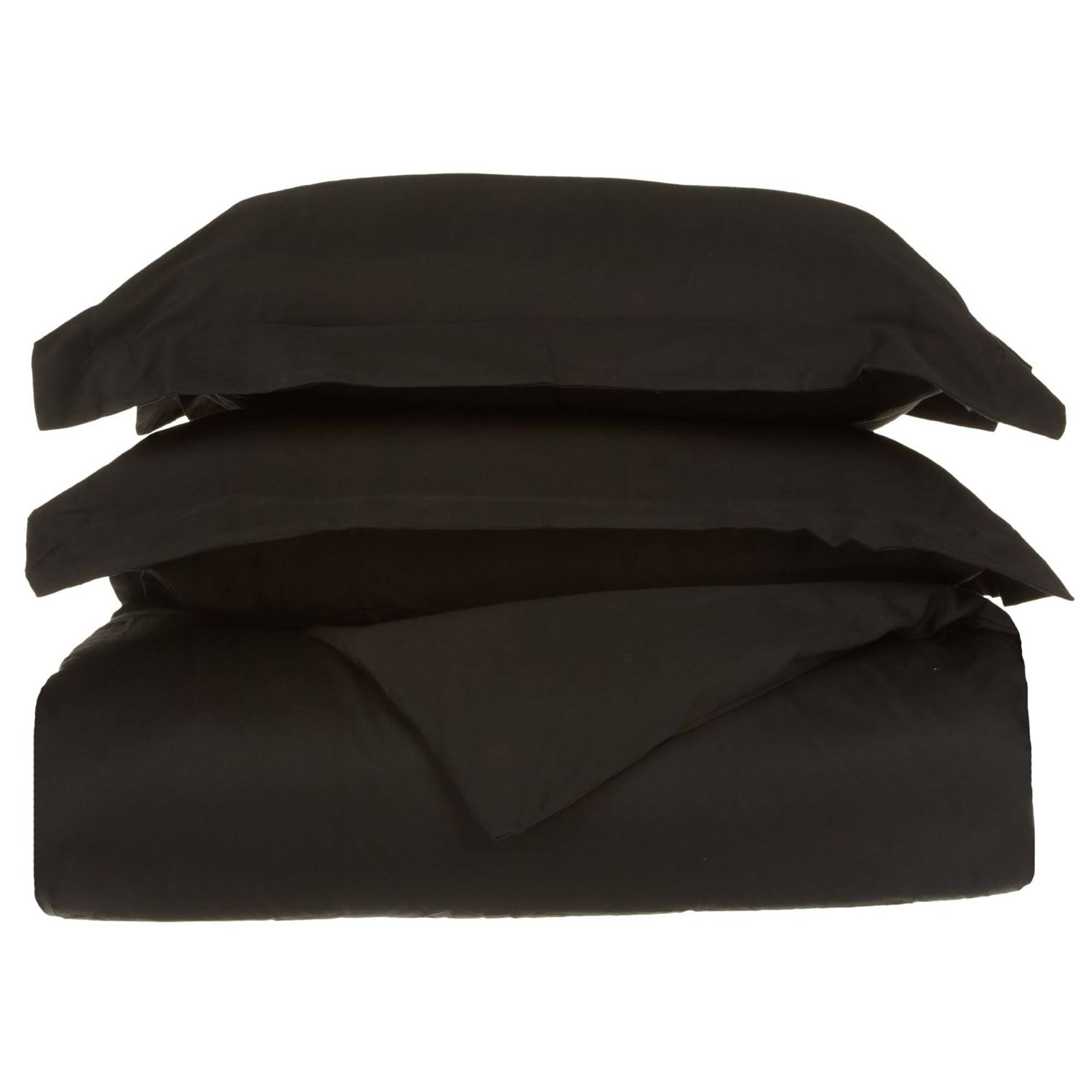 Superior 650 Thread Count Egyptian Cotton Solid Duvet Cover Set, Size Full/Queen, MHQJMK_FHAP