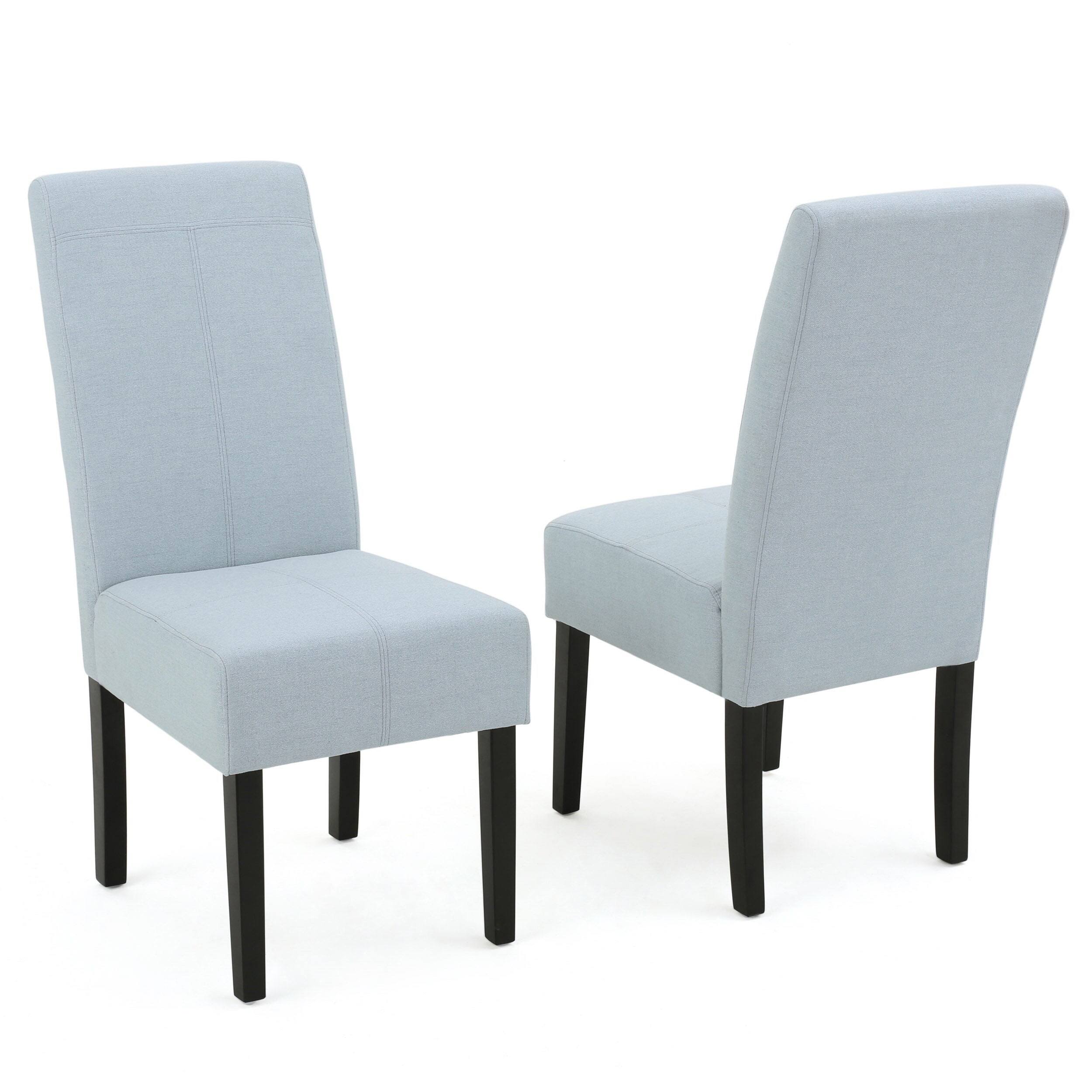 Pertica Dining Chairs Light Sky (Set of 2) Christopher Knight UBHH56_AQBW