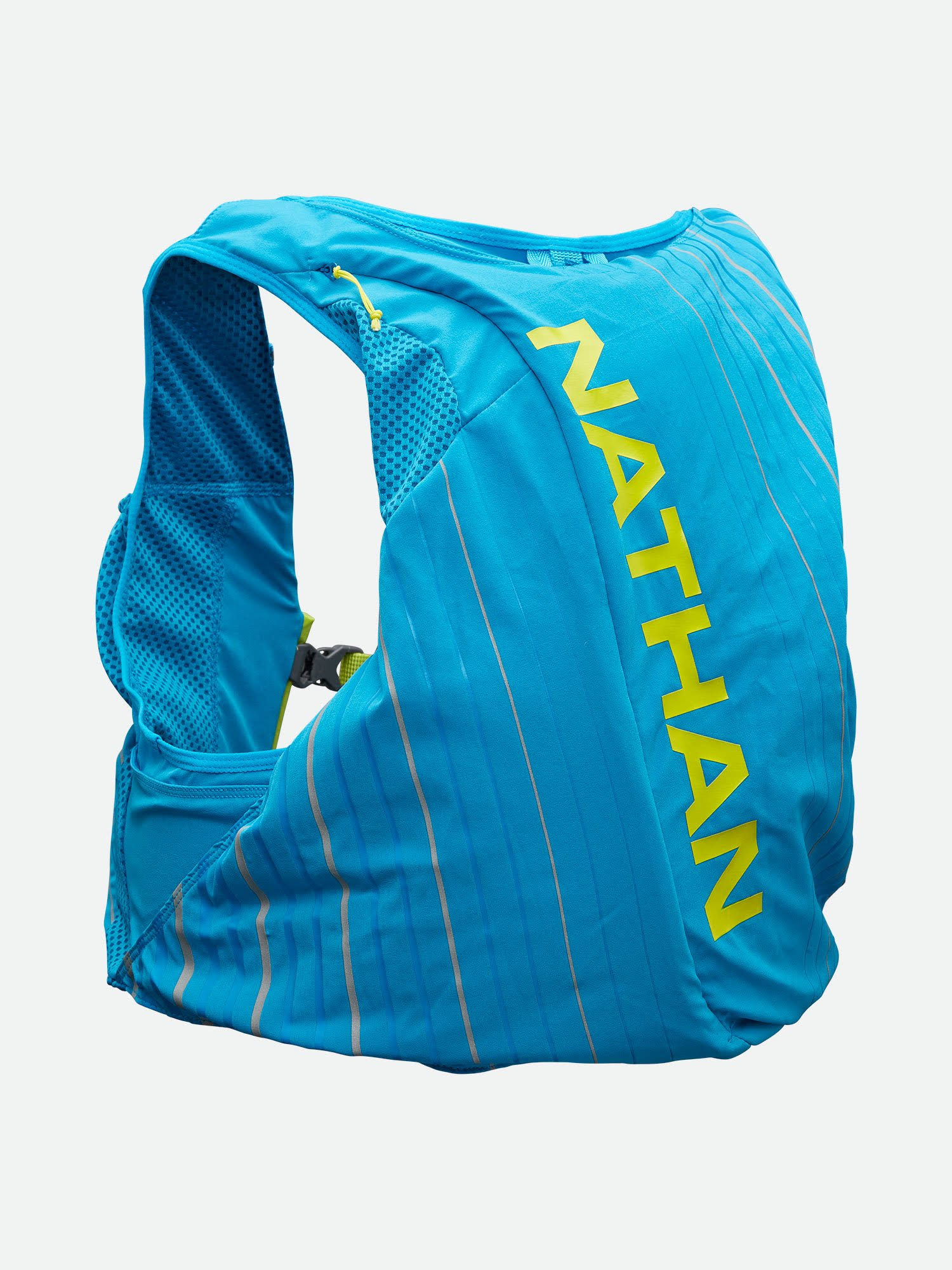 Nathan Pinnacle 12L Hydration Vest Blue Me Away/Finish Lime, D7BJF3_QKDG
