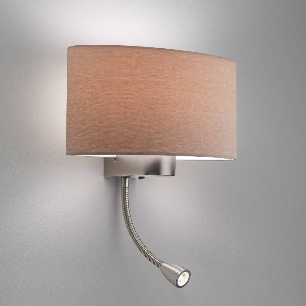 Astro Napoli LED Wall Light Matt Nickel Wall Reading Lights W42Z2D_987J