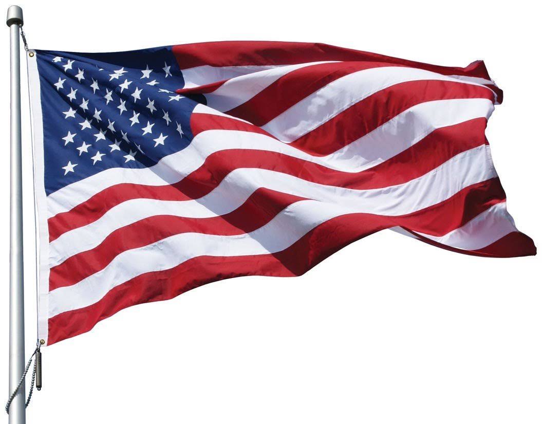 5 x 8' Poly-Max USA Flag - Outdoor - UWJPVK_93H8