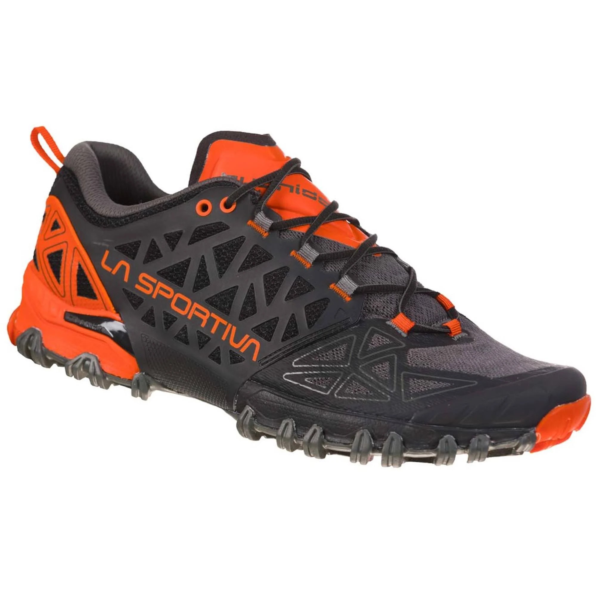 La Sportiva Men's Bushido II - Carbon/Tangerine - XNCHRM_1E8A