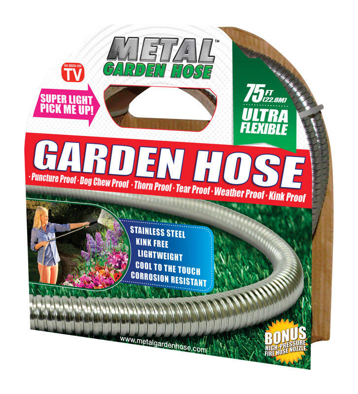 Metal Garden Hose - 75 ft. | Stainless J2JMZA_KAN9