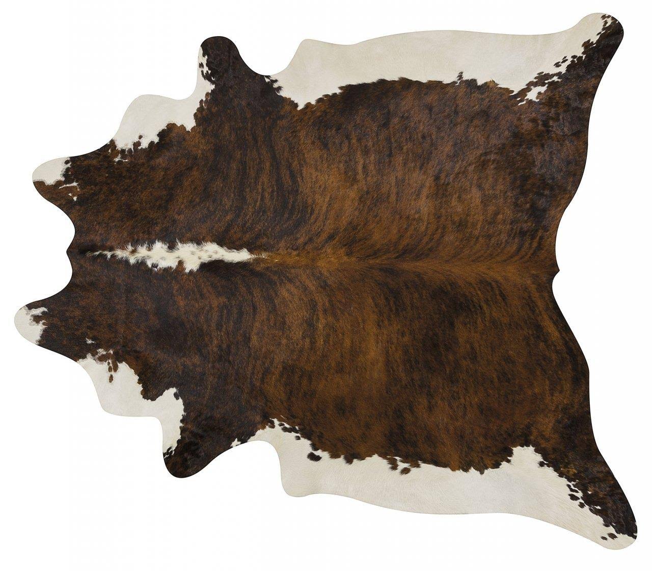 Pergamino Brindle Backbone Cowhide Rug XL (brown/black/white) RMJ5A5_DCUH