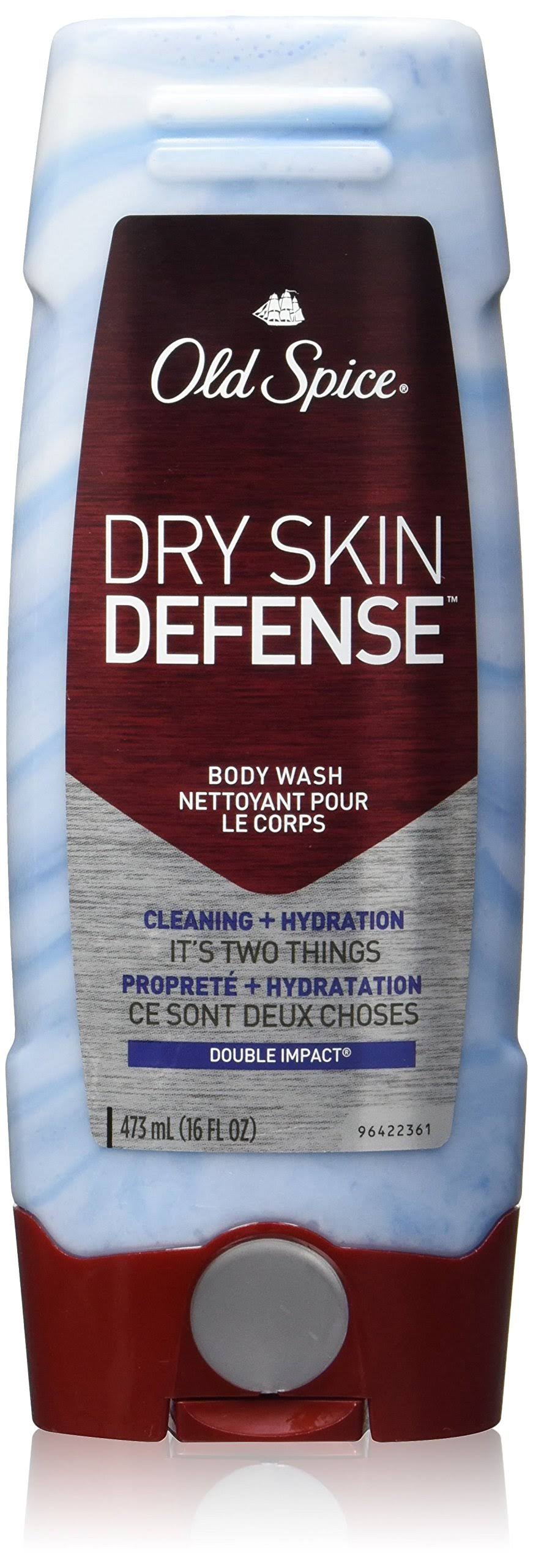 Old Spice Body Wash, Dry Skin Defense, Double Impact - 16 fl G5BEPQ_2H21