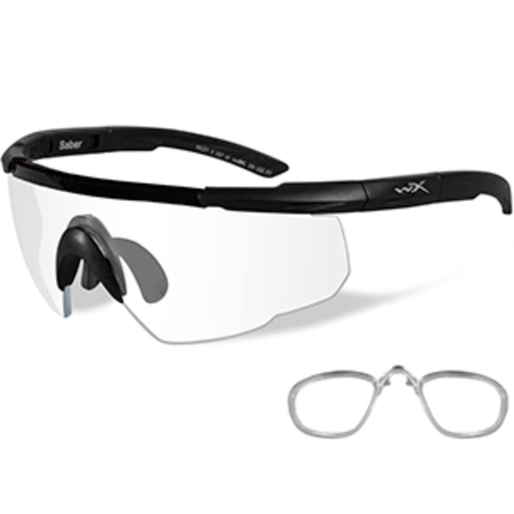 Wiley x Saber Advanced Sunglasses - Clear Lens - Matte Black Frame w-Rx BZZMBM_W0CC