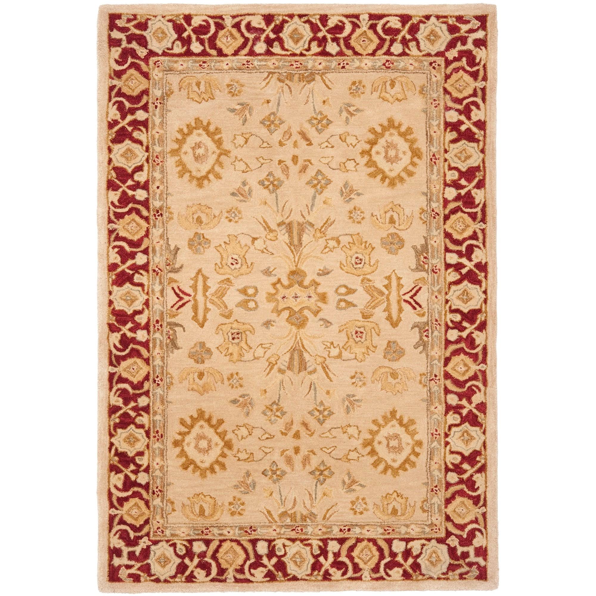 Safavieh Anatolia Ivory/Red 8 ft. x 10 ft. Area GOIERC_XYD2